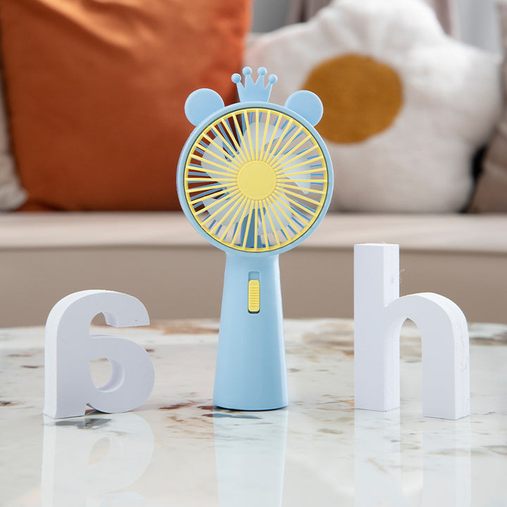 Creative Rabbit Ears Handheld Fan Bowlift