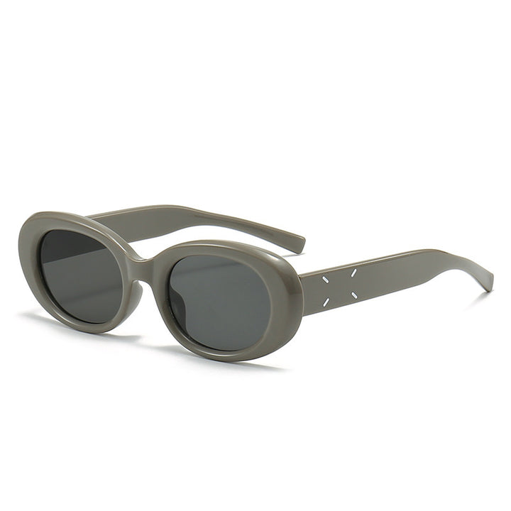 Elegant Oval Frame Sunglasses
