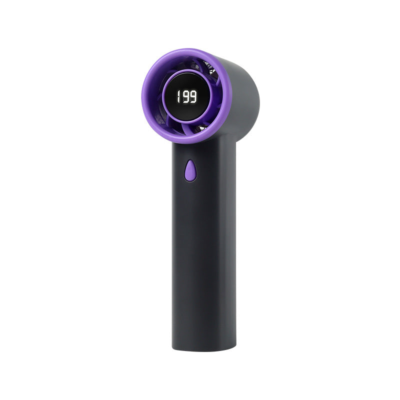Ladies portable mini fan with LCD display Bowlift