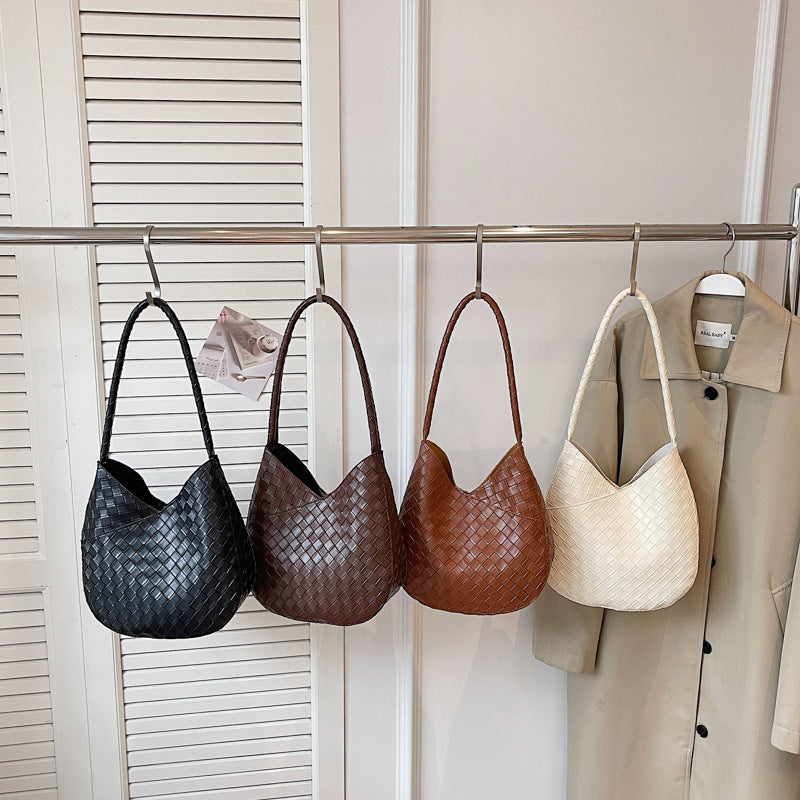 WoWoven Leather Hobo Bag Bowlift