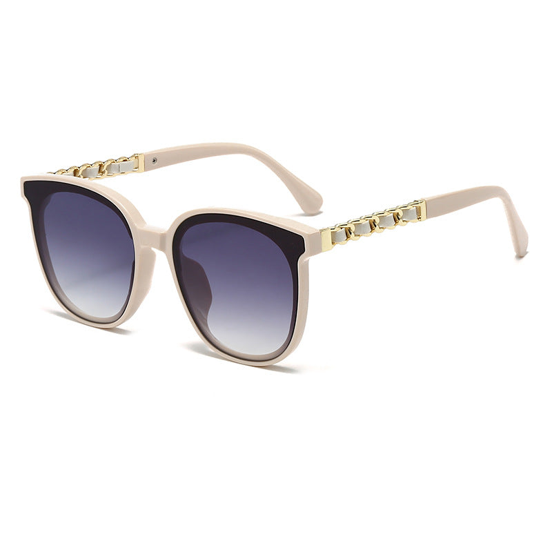 Elegant Oversized Cat-Eye Sunglasses