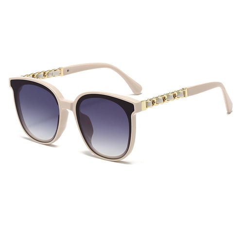 Elegant Oversized Cat-Eye Sunglasses