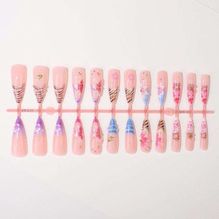 Artistic Press-On Nail Tips Bowlift