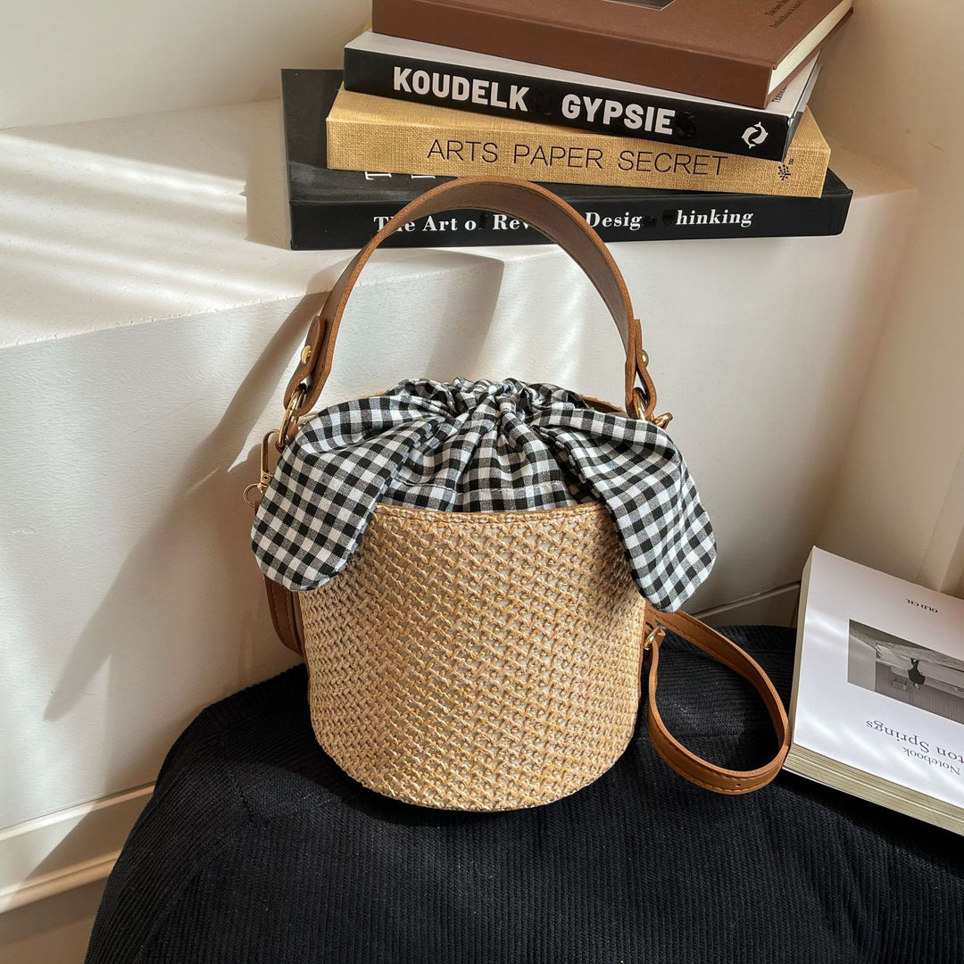WoWoven Beach Bucket Bag Bowlift