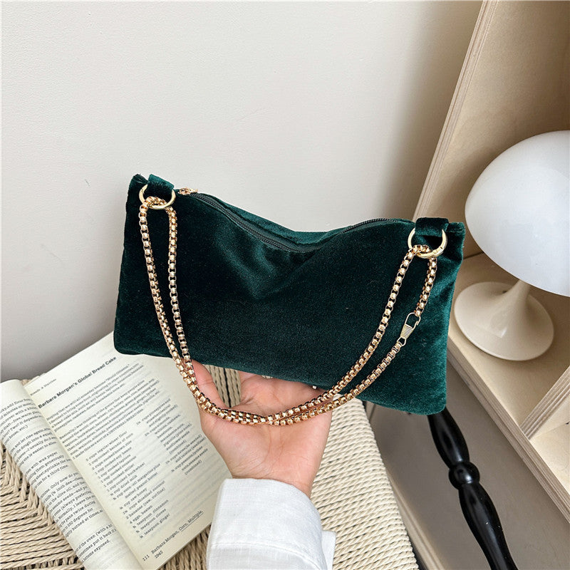 WoElegant Velvet Clutch Bag Bowlift