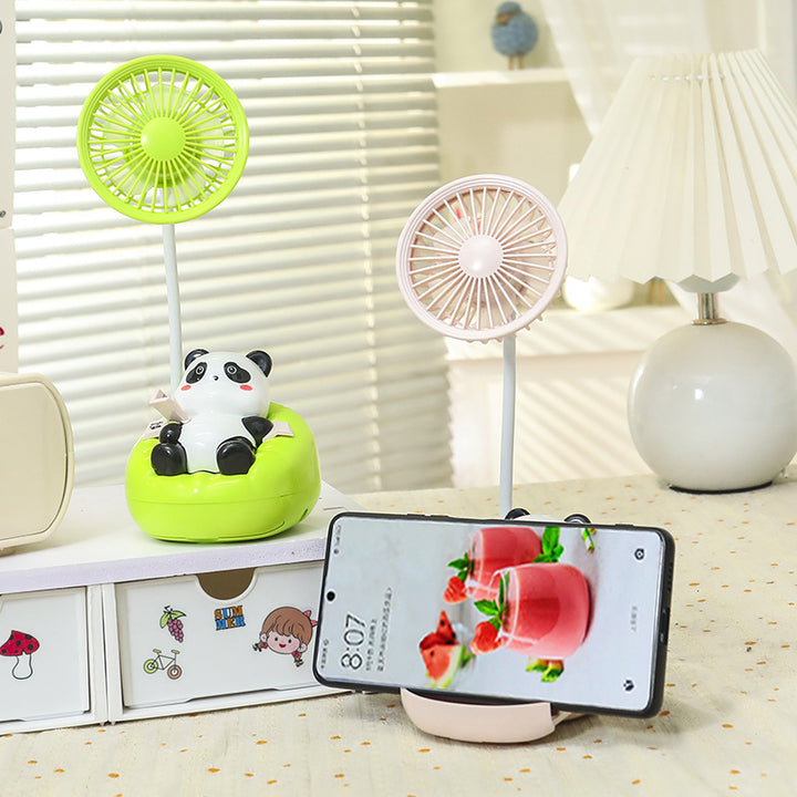 Ladies Portable Mini Fan in Cute Panda Design Bowlift