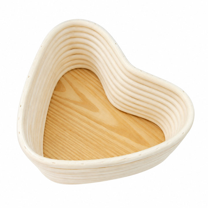 Artisan Heart-Shaped Woven Storage Basket Bowlift