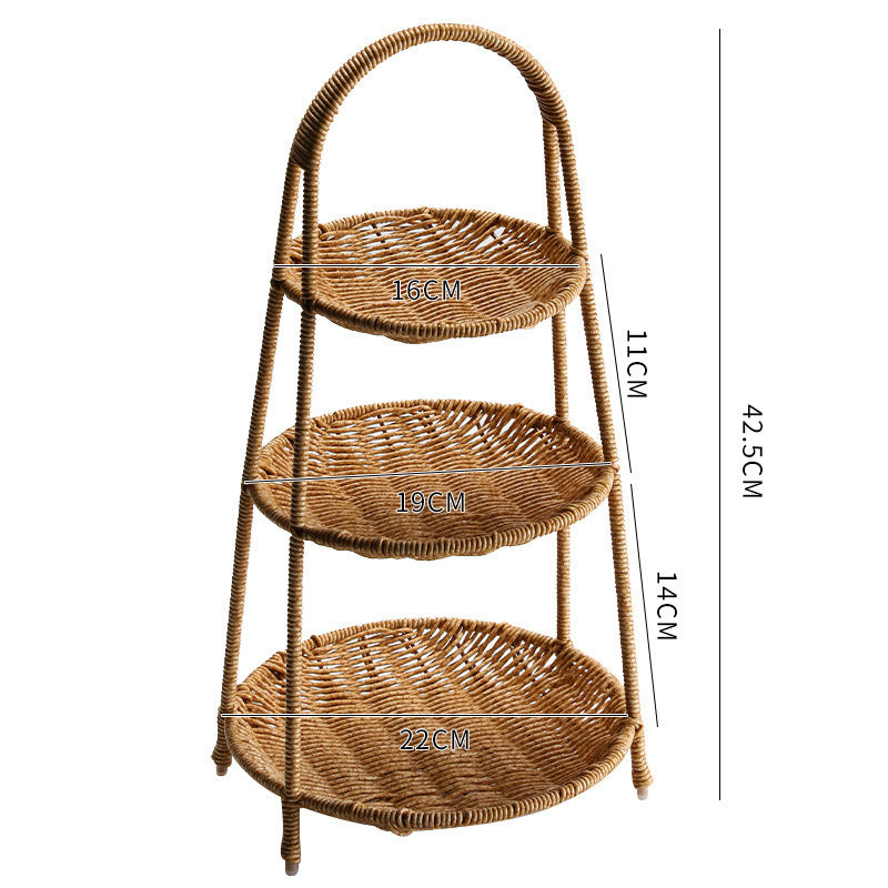Handcrafted Woven Serving Basket Bowlift