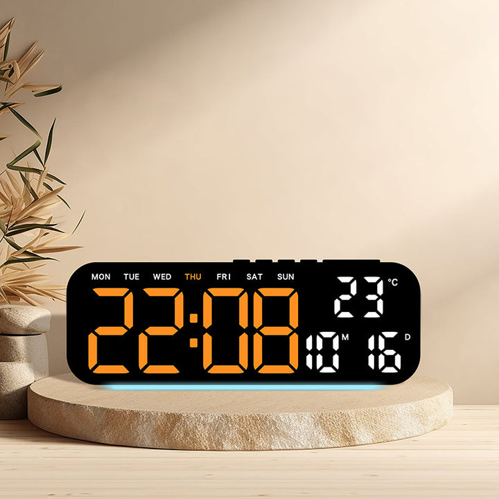 Digital weather alarm clock with temperature and hygrometer display Bowlift