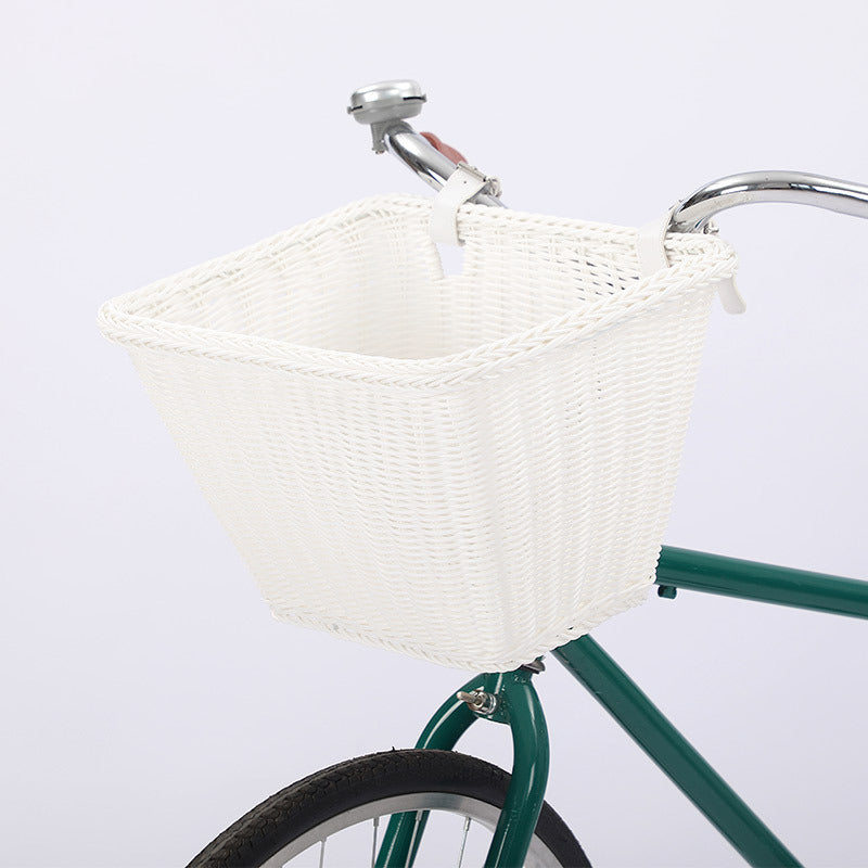 Ladies Braided Storage Basket with Two Carry Handles Bowlift
