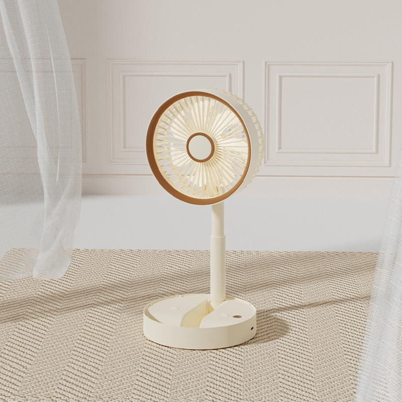 Unisex Portable Table Fan with Adjustable Tilt and USB Charging Function Bowlift