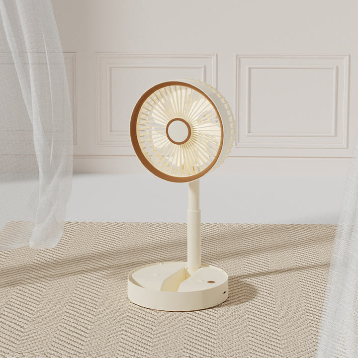 Unisex Portable Table Fan with Adjustable Tilt and USB Charging Function Bowlift