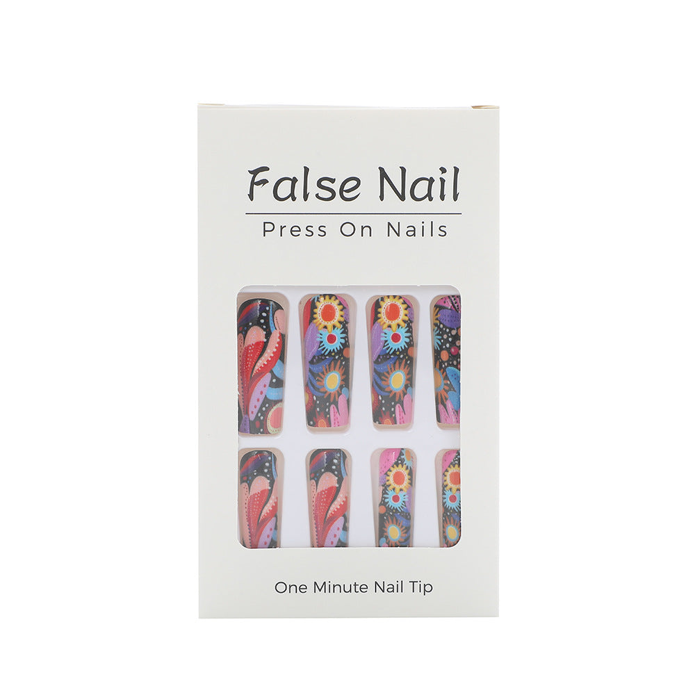 Creative Art Nails in Artistic Floral Design Bowlift