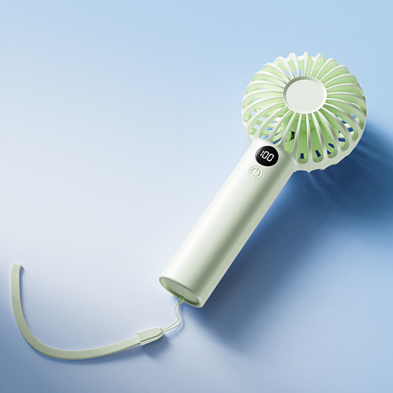 Portable Handheld Cooling Fan with LED Display Bowlift