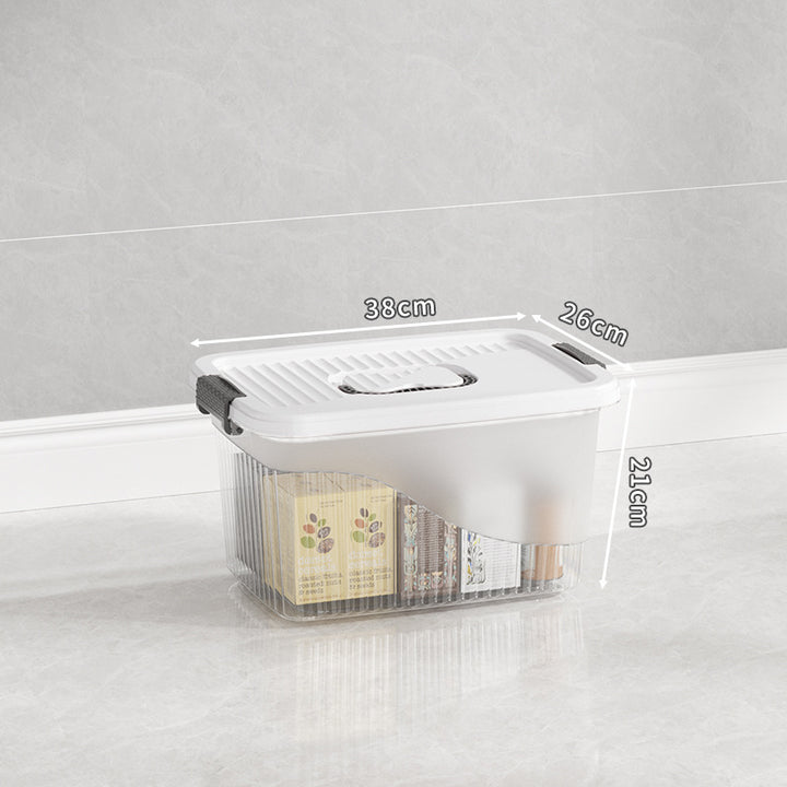 Multi-Functional Storage Box with Durable Lid Bowlift