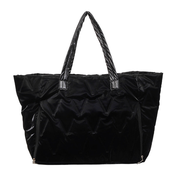 Spacious Quilted Travel Tote Bowlift