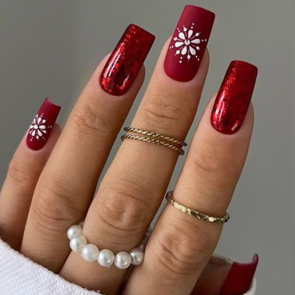 Elegant Press-On Nail Art Bowlift