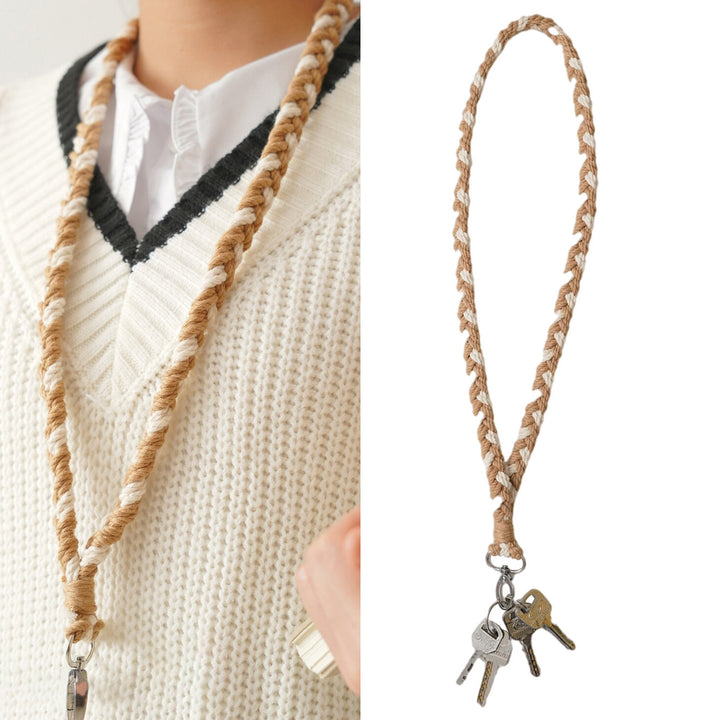 Braided Macrame Keychain Loop Bowlift