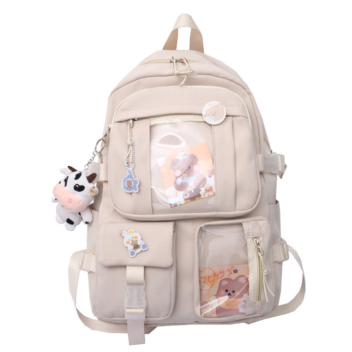 Cute Cartoon-Themed Backpack Bowlift