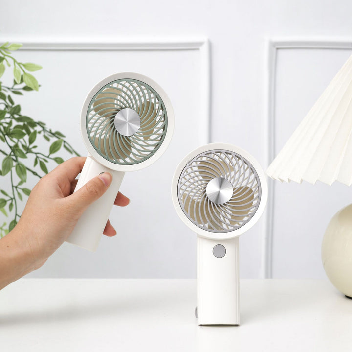 Ladies Portable Hand Fan with Creative Cooling and Aroma Diffuser Bowlift