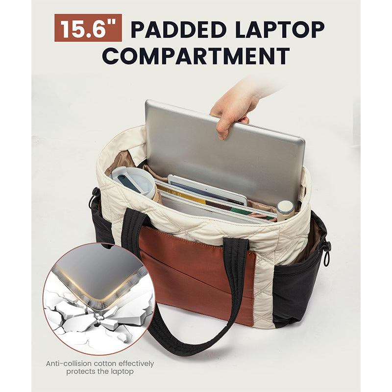 Elegant shopping bag with practical multiple compartments Bowlift