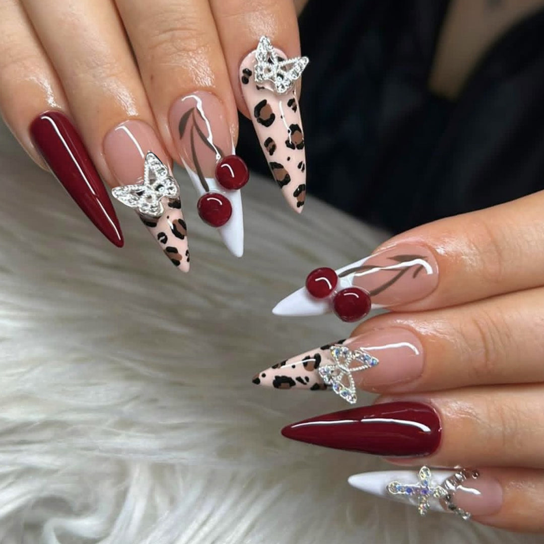 Statement Acrylic Nail Art Extensions Bowlift
