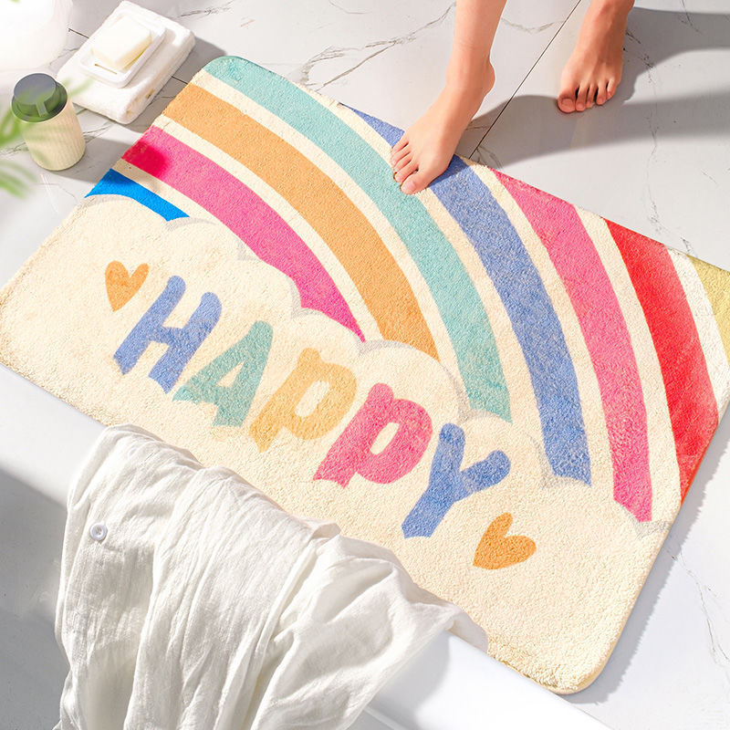 Cute Cat-Themed Bath Rug