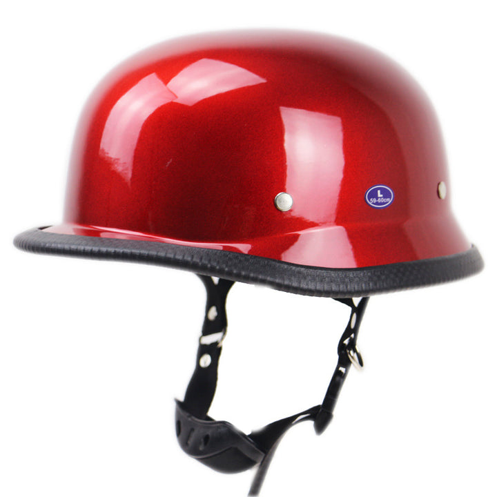 Classic Cruiser Motorcycle Safety Helmet Bowlift