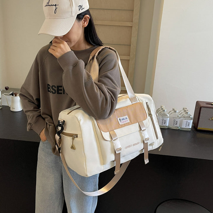 Multi-Pocket Expandable Travel Duffel Bag Bowlift