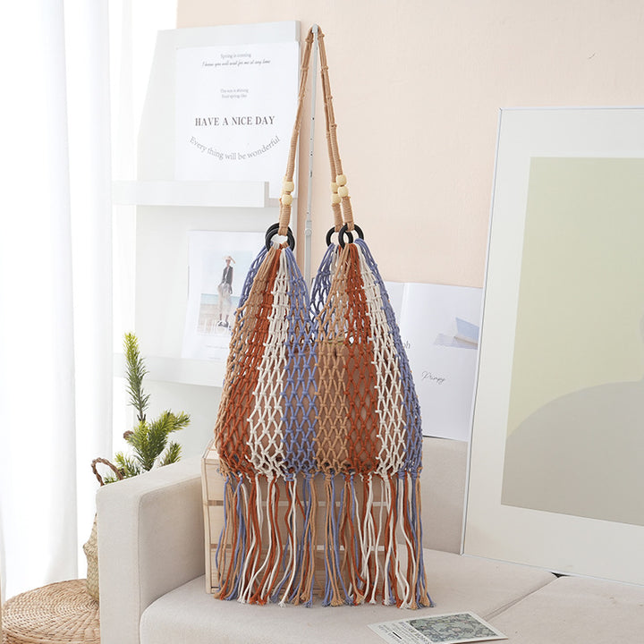 Handcrafted Macrame Tote Bag Bowlift