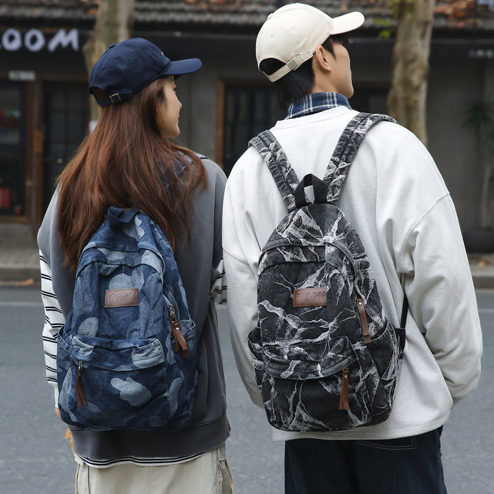 Urban-Style Multi-Pocket Backpack Bowlift