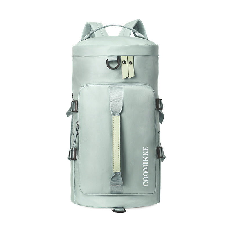 Sporty Backpack With Expandable Main Compartment Bowlift