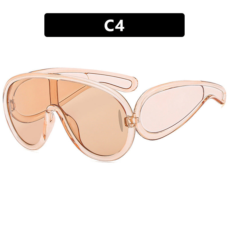 Women's fashionable sunglasses with removable lenses Bowlift