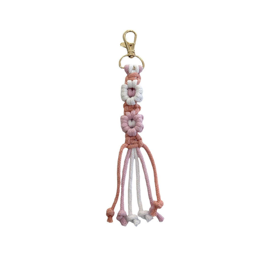 Macrame Keychain with Tassel Bowlift