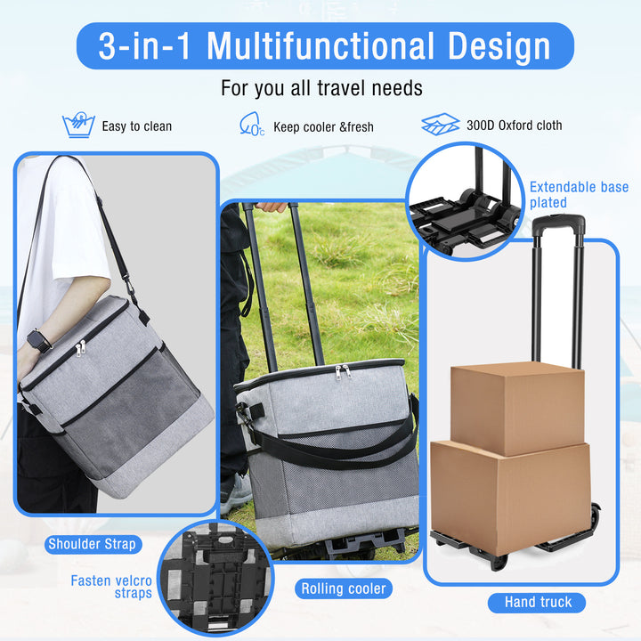 Insulated Rolling Cooler Bowlift