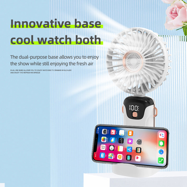 Unisex Portable Digital Handheld Mist Fan Bowlift