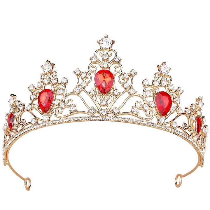 Girl crown with sparkling crystals and elegant birthday sash set Bowlift