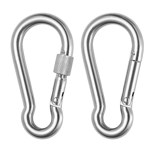 Safety Carabiner With Screw Lock And High Performance Structure Bowlift