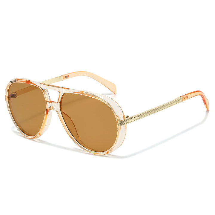 Oversized Aviator-Style Sunglasses Bowlift