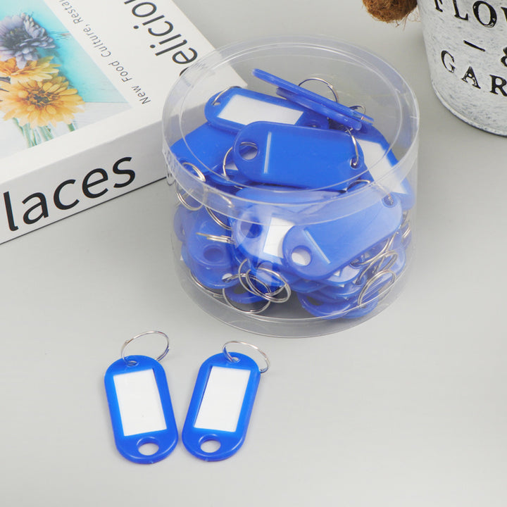 Unisex Labels Keychain with Writable Area Bowlift