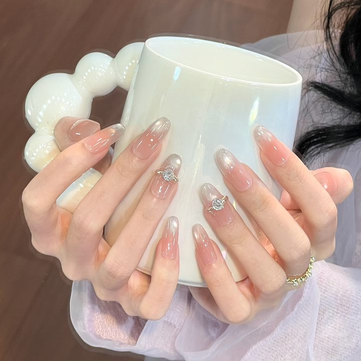 Ombre Acrylic Nail Enhancements Bowlift