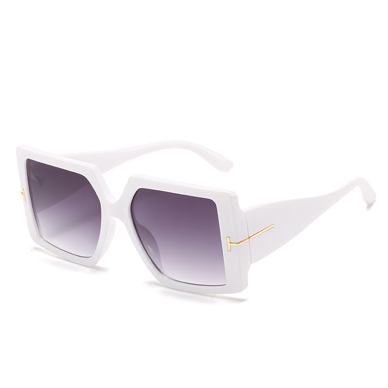 Oversized Geometric Shield Sunglasses Bowlift