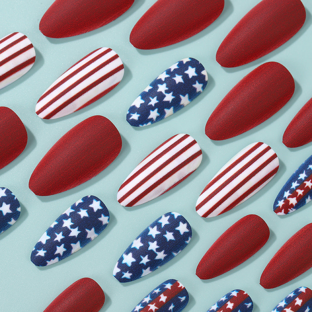 Creative nail art with patriotic designs Bowlift