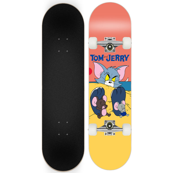 Skateboard with Galaxy Design Bowlift
