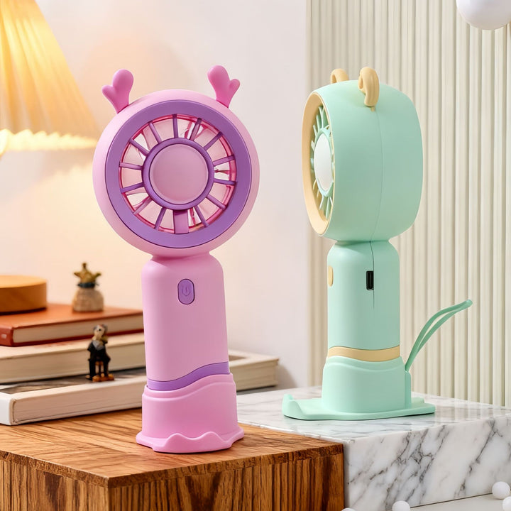 Portable Usb Hand Fan with Flexible Tilt Angle Bowlift