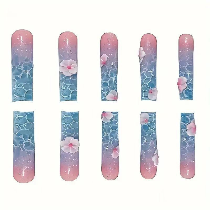 Floral Art Press-On Nail Extensions Bowlift 1787913679