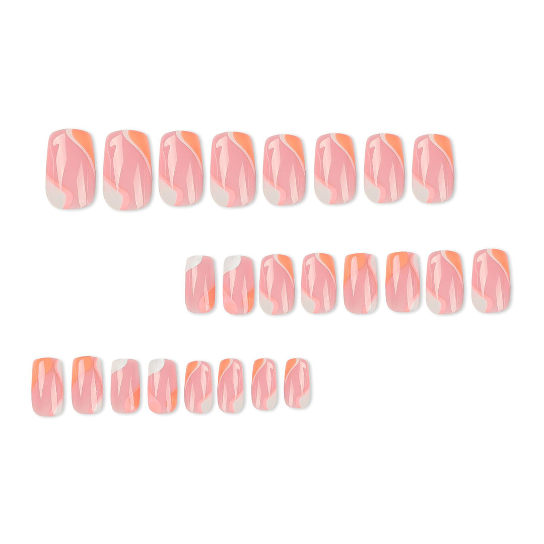 Elegant artificial nail extensions with modern gradient Bowlift