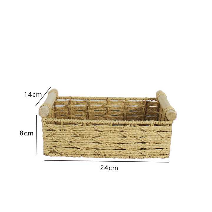 Woven Natural Storage Basket Bowlift