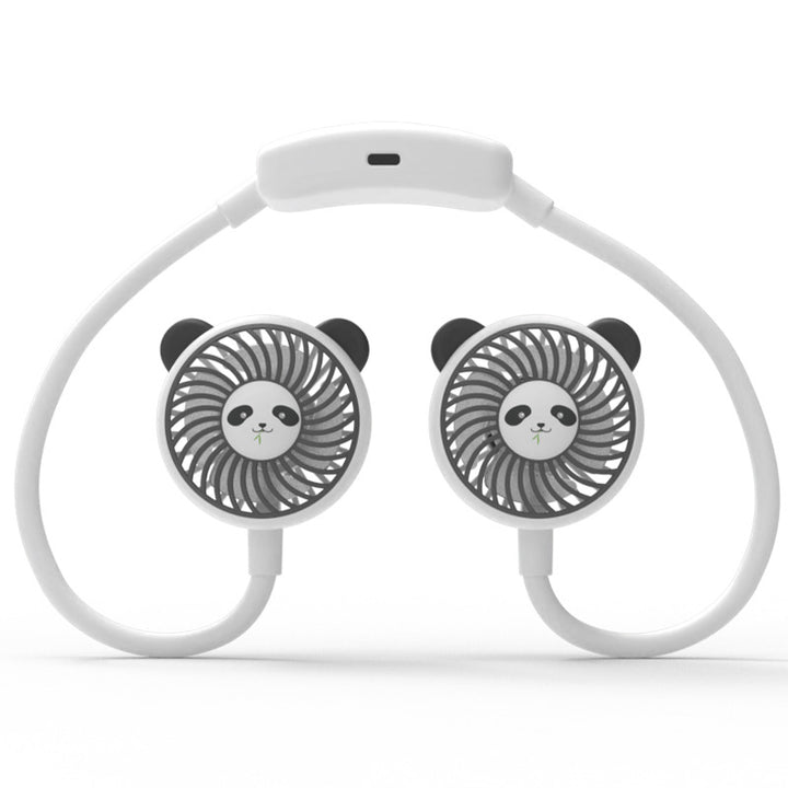 Panda-Themed Neck Cooling Fan Bowlift