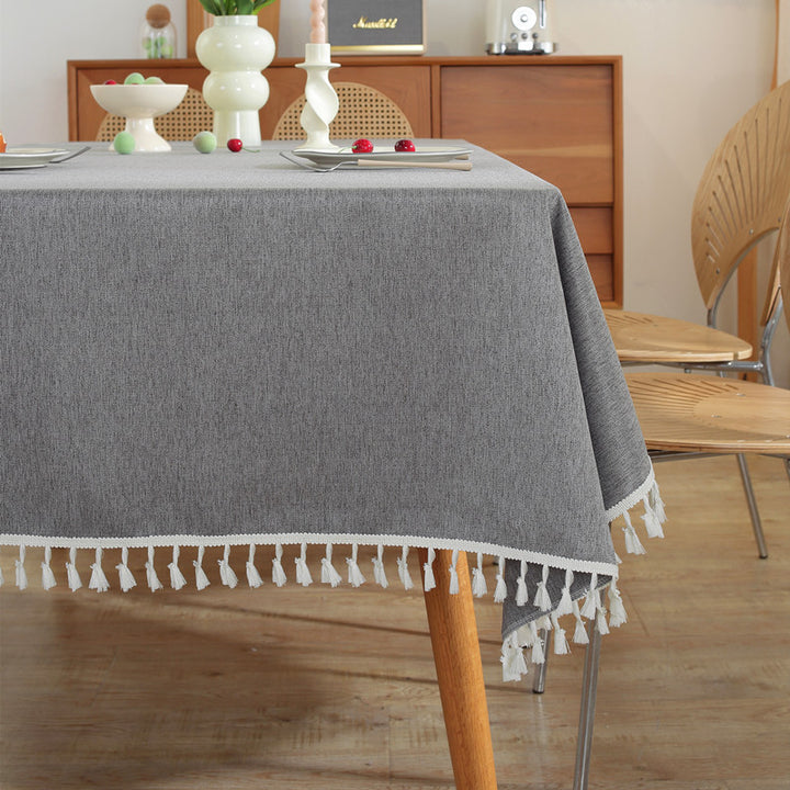 Elegant Tassel Tablecloth